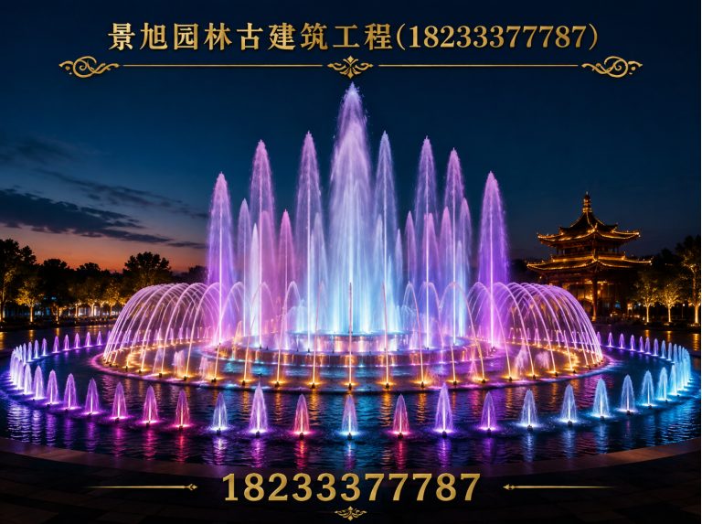 满城区音乐喷泉展示图